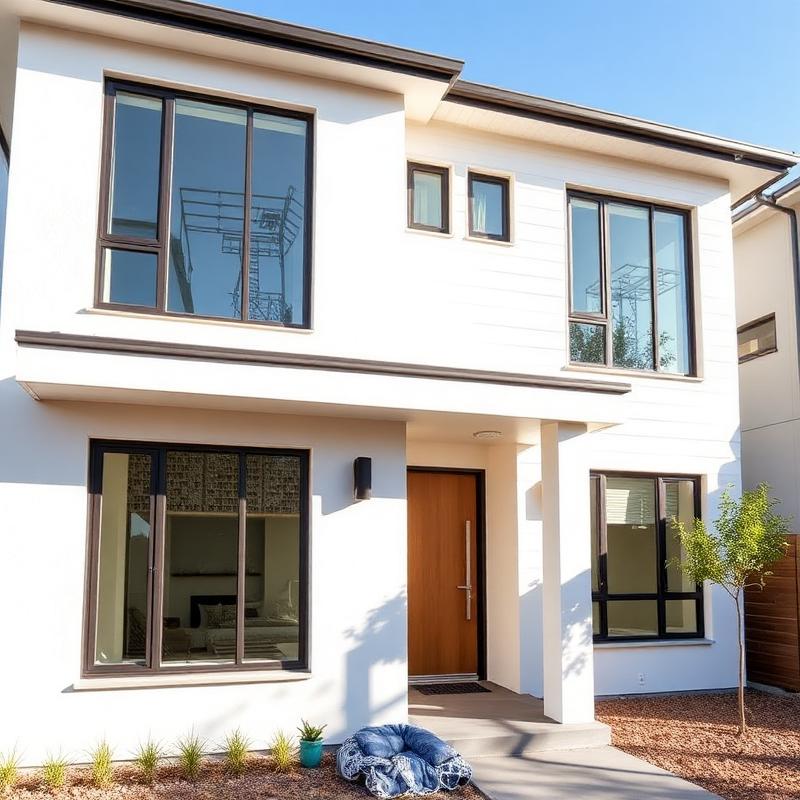 Newly built Melbourne home exterior